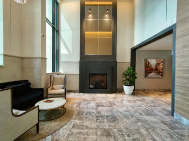 Lobby 628 St Jacques Downtown Montreal