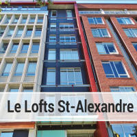 Condos and lofts for sale and for rent at the Lofts St Alexandre
