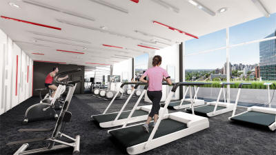 Tour des Canadiens 2 Gym luxury condos for sale in Downtown Montreal