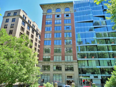 Unity building in the International Quarter of Montreal