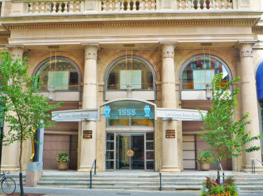 Cours du Mont Royal Building in the Golden Square Mile in Downtown Montreal