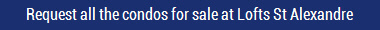 Request all the condos for sale at Lofts St Alexandre